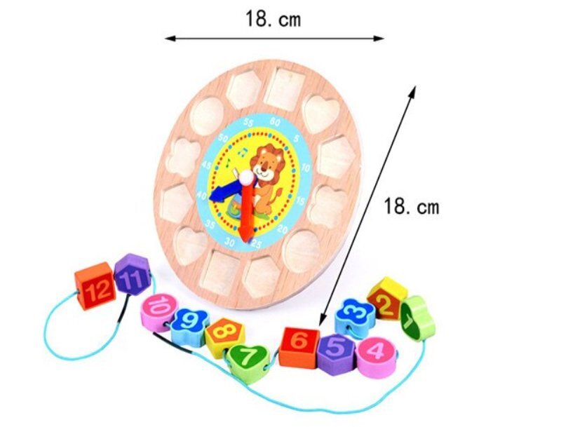 Lavinamasis laikrodis rūšiuoklis kaina ir informacija | Žaislai kūdikiams | pigu.lt