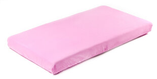 Sensillo Jersey простыня на резинке, розовая, 120x60, 2207 цена и информация | Простыни | pigu.lt