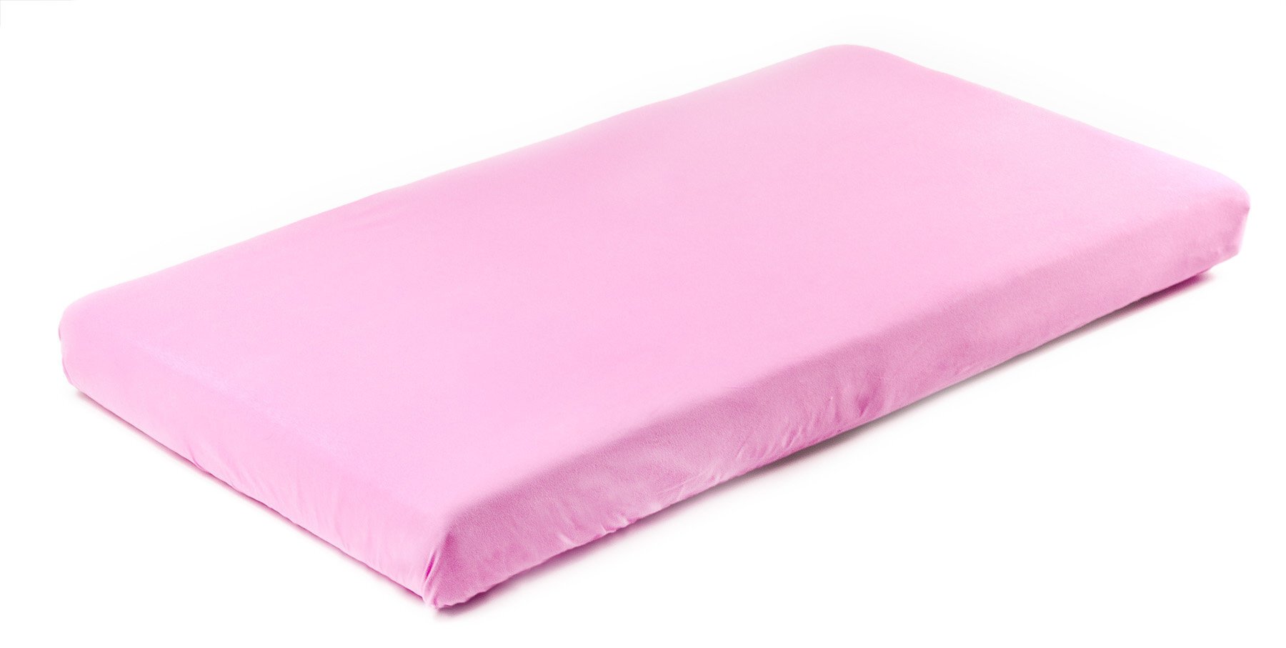 Sensillo Jersey paklodė su guma, rožinė, 120x60, 2207 kaina ir informacija | Paklodės | pigu.lt