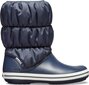 Crocs™ aulinukai žiemai Winter Puff Boot, Navy/White kaina ir informacija | Žieminiai batai vaikams | pigu.lt