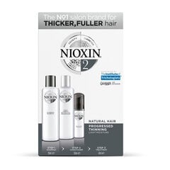 Retėjančių plaukų priežiūros priemonių rinkinys Nioxin System 2: šampūnas, 150 ml + kondicionierius, 150 ml + serumas, 40 ml kaina ir informacija | Šampūnai | pigu.lt