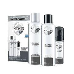 Retėjančių plaukų priežiūros priemonių rinkinys Nioxin System 2: šampūnas, 150 ml + kondicionierius, 150 ml + serumas, 40 ml kaina ir informacija | Šampūnai | pigu.lt