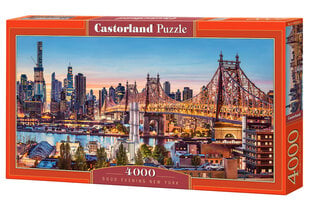 Dėlionė Puzzle Castorland Good Evening New York, 4000 detalių kaina ir informacija | Dėlionės (puzzle) | pigu.lt
