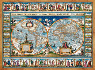 Dėlionė Castorland Puzzle Map of the world, 1639, 2000 d. kaina ir informacija | Dėlionės (puzzle) | pigu.lt