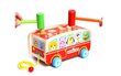 Lavinamasis medinis konstruktorius "Autobusiukas su plaktuku" kaina ir informacija | Žaislai kūdikiams | pigu.lt