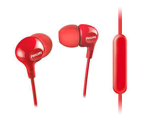 Наушники Philips SHE3555RD/00, красные цена и информация | Теплая повязка на уши, черная | pigu.lt