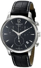 Tissot vyriškas laikrodis T-Classic T-Tradition T063.617.16.057.00, juodas kaina ir informacija | Tissot Apranga, avalynė, aksesuarai | pigu.lt