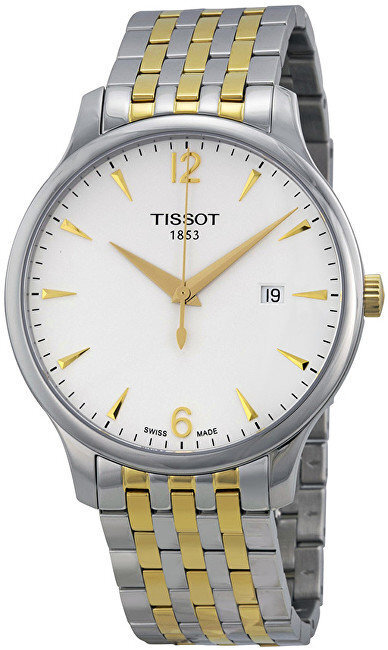 Vyriškas laikrodis Tissot t-tradition T063.610.22.037.00 цена и информация | Vyriški laikrodžiai | pigu.lt