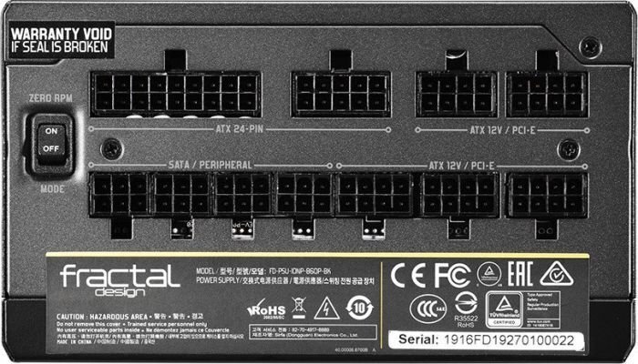 Fractal Design FD-PSU-IONP-860P-BK-EU цена и информация | Maitinimo šaltiniai (PSU) | pigu.lt