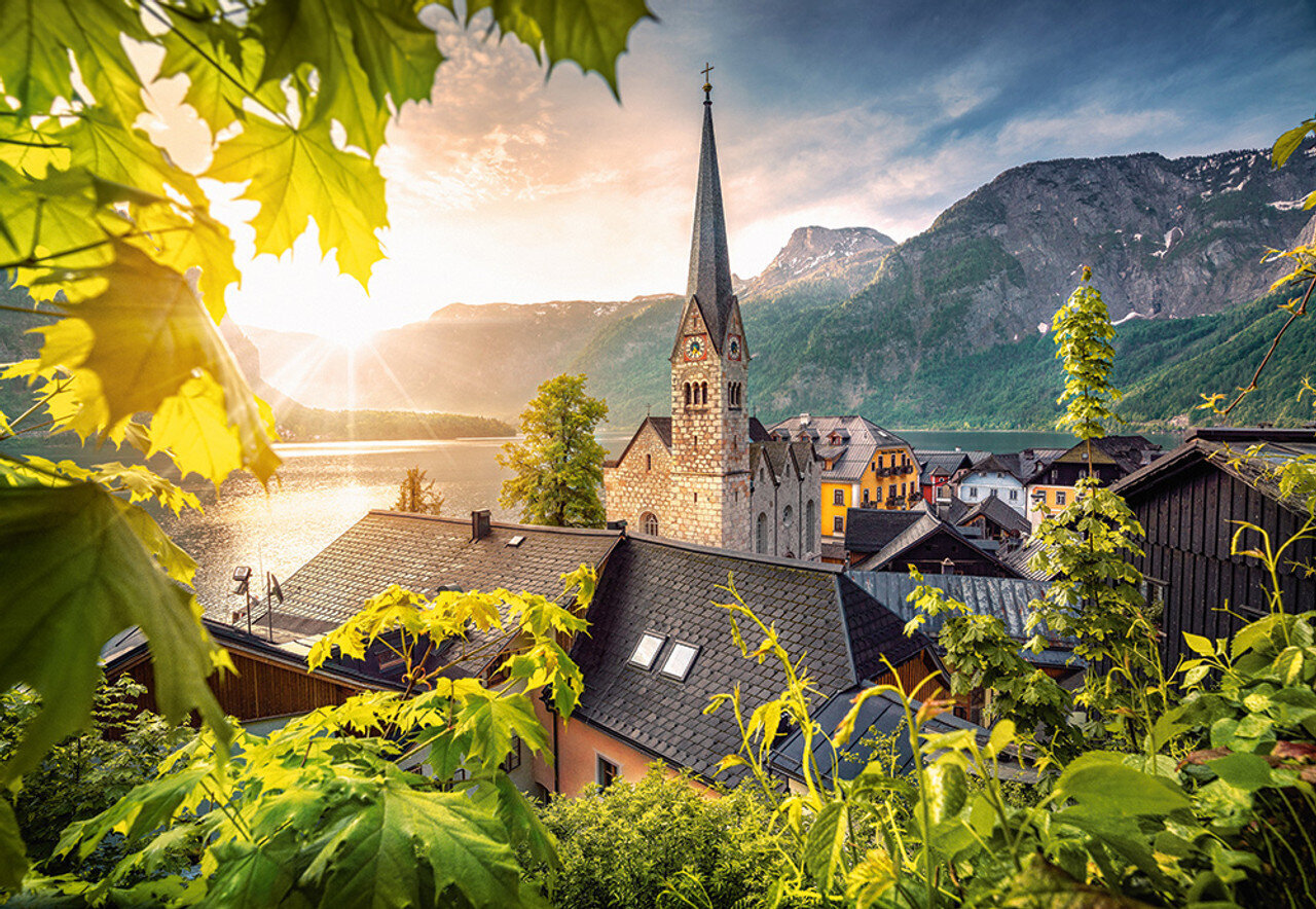 Dėlionė Castorland Puzzle Postcard from Hallstatt, 1000 d. цена и информация | Dėlionės (puzzle) | pigu.lt