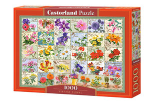 Dėlionė Puzzle Castorland Vintage Floral, 1000 det. kaina ir informacija | Dėlionės (puzzle) | pigu.lt