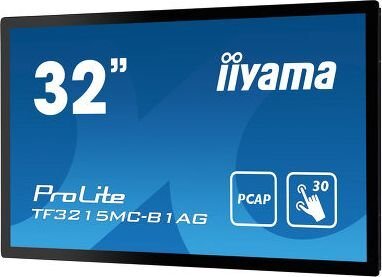 IIYAMA 80,0 cm (31 5") TF3215MC-B1AG 16:9 M-Touch HDMI kaina ir informacija | Monitoriai | pigu.lt