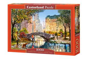 Dėlionė Castorland Puzzle Evening Walk Through Central Park, 1000 d. kaina ir informacija | Dėlionės (puzzle) | pigu.lt