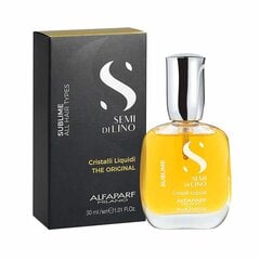 Spindesio suteikiantis plaukų aliejus Alfaparf Milano Semi Di Lino Sublime Cristalli Liquidi, 30 ml kaina ir informacija | Priemonės plaukų stiprinimui | pigu.lt