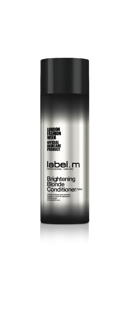 Plaukų kondicionierius šviesiaplaukėms Label.m Brightening Blonde 200 ml цена и информация | Balzamai, kondicionieriai | pigu.lt