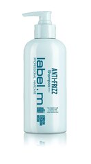 Plaukus glotninantis šampūnas Label.m Anti-Frizz 300 ml kaina ir informacija | Šampūnai | pigu.lt