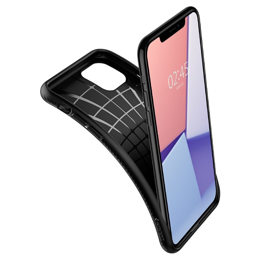 Spigen 075CS27134, skirtas iPhone 11 Pro Max, juodas kaina ir informacija | Telefono dėklai | pigu.lt