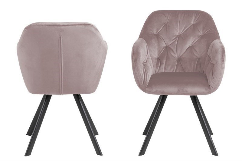 Kėdė Lola, šviesiai rožinė kaina ir informacija | Virtuvės ir valgomojo kėdės | pigu.lt