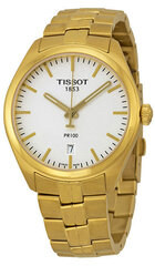 Tissot vyriškas laikrodis T-Classic PR 100 Gent T101.410.33.031.00, auksinės spalvos kaina ir informacija | Vyriški laikrodžiai | pigu.lt