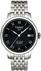 Tissot vyriškas laikrodis T-Classic Le Locle T006.407.11.053.00, sidabro/juodos spalvos kaina ir informacija | Tissot Apranga, avalynė, aksesuarai | pigu.lt