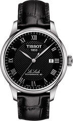 Tissot moteriškas laikrodis T-Classic Le Locle T006.407.16.053.00, juodas kaina ir informacija | Vyriški laikrodžiai | pigu.lt