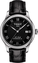 Женские часы Tissot T-Classic Le Locle T006.407.16.053.00, черные цена и информация | Мужские часы | pigu.lt