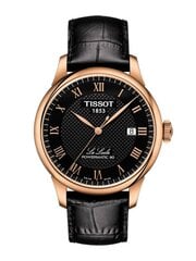 Мужские часы Tissot T-Classic Le Locle T006.407.36.053.00, черные цена и информация | Tissot Одежда, обувь и аксессуары | pigu.lt