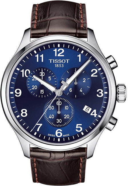 Tissot vyriškas laikrodis T-Sport Chrono XL Classic T116.617.16.047.00, rudos/sidabro spalvos kaina ir informacija | Vyriški laikrodžiai | pigu.lt