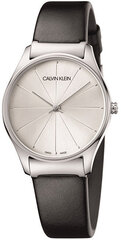 Calvin Klein moteriškas laikrodis Classic K4D221C6, juoda/sidabrinė spalva kaina ir informacija | Moteriški laikrodžiai | pigu.lt