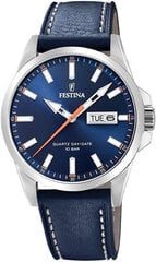Festina vyriškas laikrodis Classic 20358/3, mėlynas kaina ir informacija | Vyriški laikrodžiai | pigu.lt