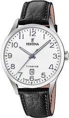Vyriškas laikrodis Festina classic strap titanium 20467/1 kaina ir informacija | Vyriški laikrodžiai | pigu.lt