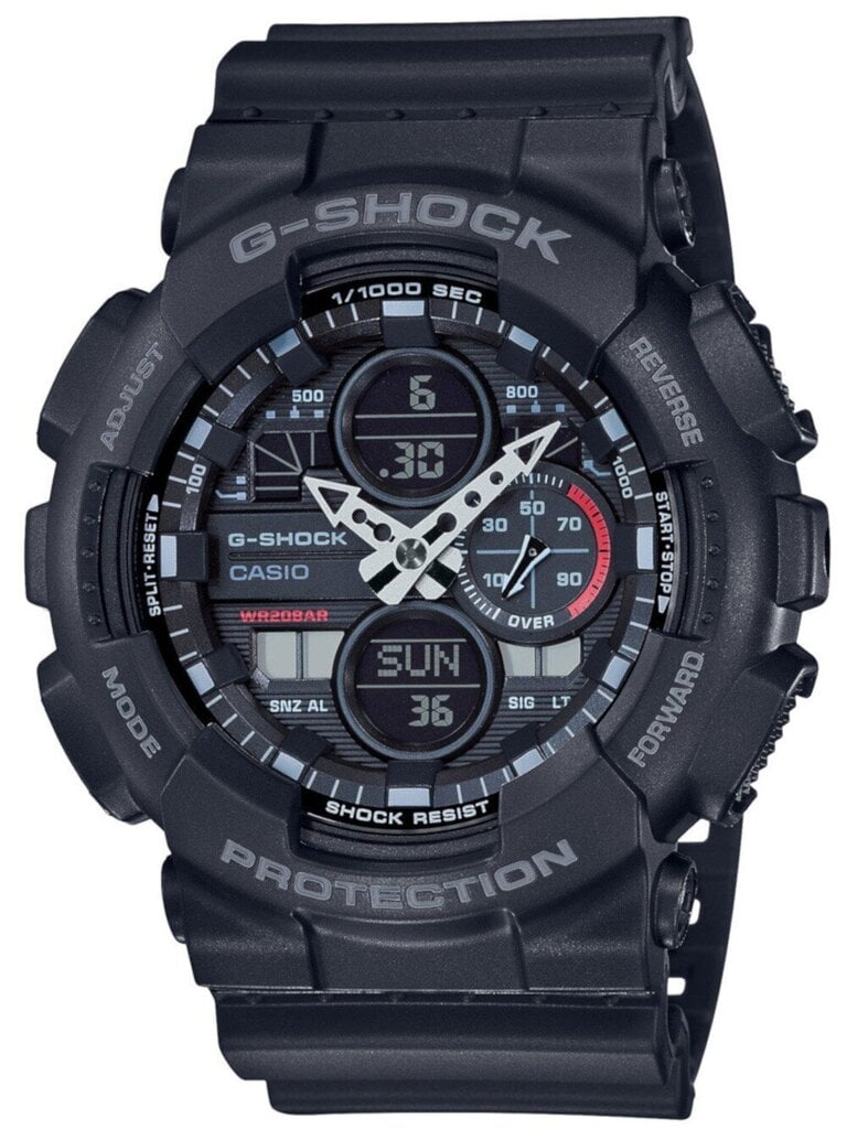 Vyriškas laikrodis G/G-Shock GA-140-1A1ER 411 kaina ir informacija | Vyriški laikrodžiai | pigu.lt