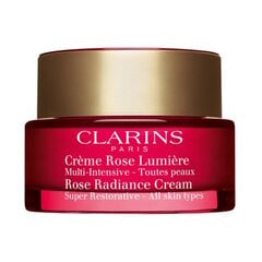 Регенерирующий крем для лица Clarins Rose Radiance, 50 мл цена и информация | Кремы для лица | pigu.lt