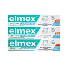 Dantų pasta Elmex Sensitive Whitening, 75 ml 3 vnt. цена и информация | Зубные щетки, пасты | pigu.lt