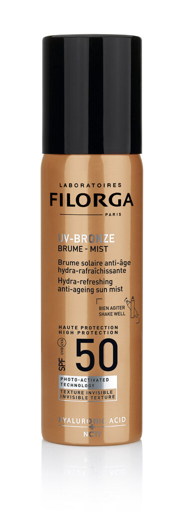 Daugiafunkcis purškiklis nuo saulės Filorga UV-Bronze SPF 50, 60 ml цена и информация | Kremai nuo saulės | pigu.lt