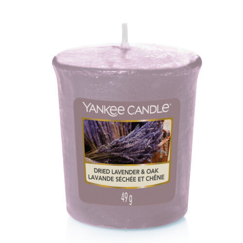 Kvapioji žvakė Yankee Candle Dried Lavender & Oak 49 g kaina ir informacija | Žvakės, Žvakidės | pigu.lt