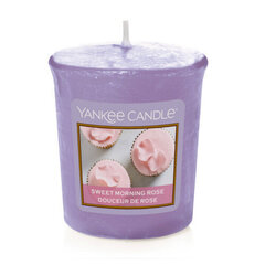 Yankee Candle aromatinė žvakė Sweet Morning Rose, 49 g kaina ir informacija | Žvakės, Žvakidės | pigu.lt