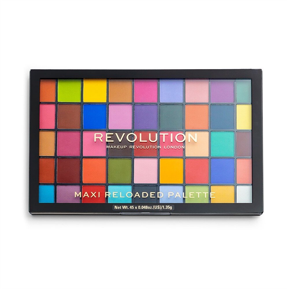 Akių šešėlių paletė Revolution Maxi Re-Loaded Monster Mattes 60.75 g цена и информация | Akių šešėliai, pieštukai, blakstienų tušai, serumai | pigu.lt