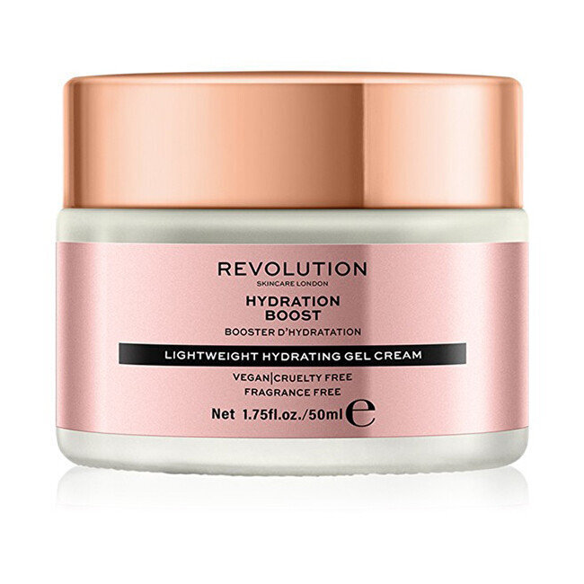 Drėkinamasis kremas Revolution Skincare Lightweight Hydrating Gel-Cream Hydration Boost, 50 ml kaina ir informacija | Veido kremai | pigu.lt