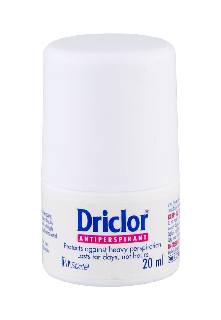 Rutulinis dezodorantas antiperspirantas Driclor Solution 20 ml kaina ir informacija | Dezodorantai | pigu.lt