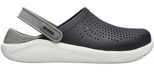 Crocs женские туфли Literide Clog 204592-05M, черный/серый цена и информация | Тапочки женские | pigu.lt