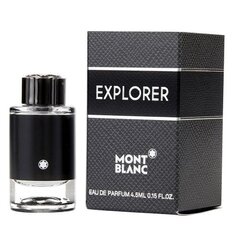 Ароматная вода для мужчин Explorer - Mont Blanc miniatura EDP 4,5 мл цена и информация | Мужские духи | pigu.lt