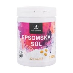 Vonios druska Allnature Epsom Salt Chamomile, 1000 g kaina ir informacija | Dušo želė, aliejai | pigu.lt