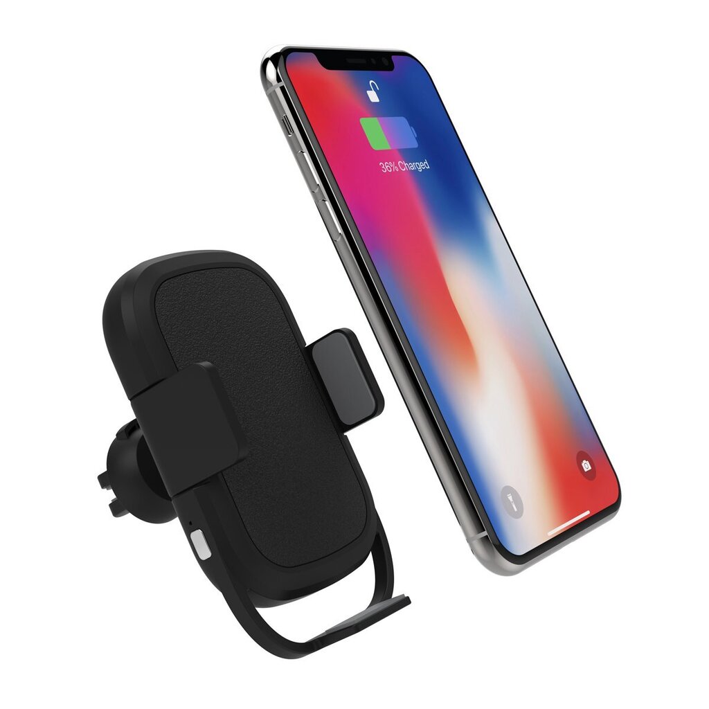 Platinet phone mount & QI wireless charger 2A/10W PUCHWI kaina ir informacija | Telefono laikikliai | pigu.lt