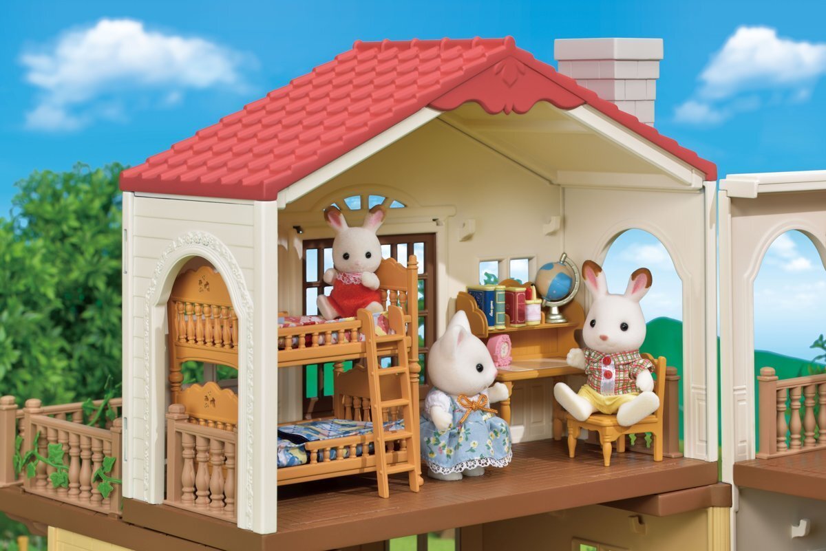 Городской дом с красной крышей Sylvanian Families цена | pigu.lt