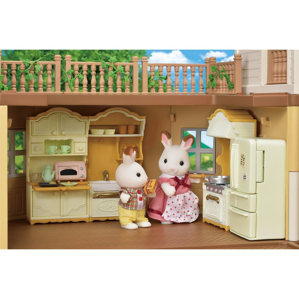 Городской дом с красной крышей Sylvanian Families цена | pigu.lt