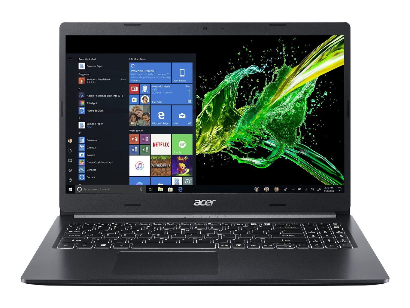 Acer Aspire 5 A515-54 (NX.HDJEL.014) цена и информация | Nešiojami kompiuteriai | pigu.lt