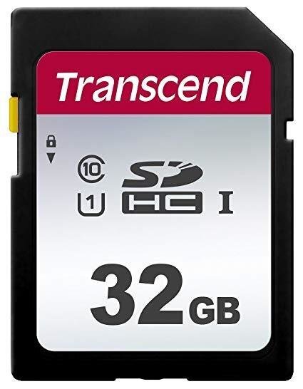 Transcend TS32GSDC300S MicroSDHC 32GB kaina ir informacija | Atminties kortelės telefonams | pigu.lt