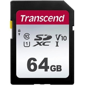 Transcend TS64GSDC300S microSDXC 64GB цена и информация | Atminties kortelės fotoaparatams, kameroms | pigu.lt