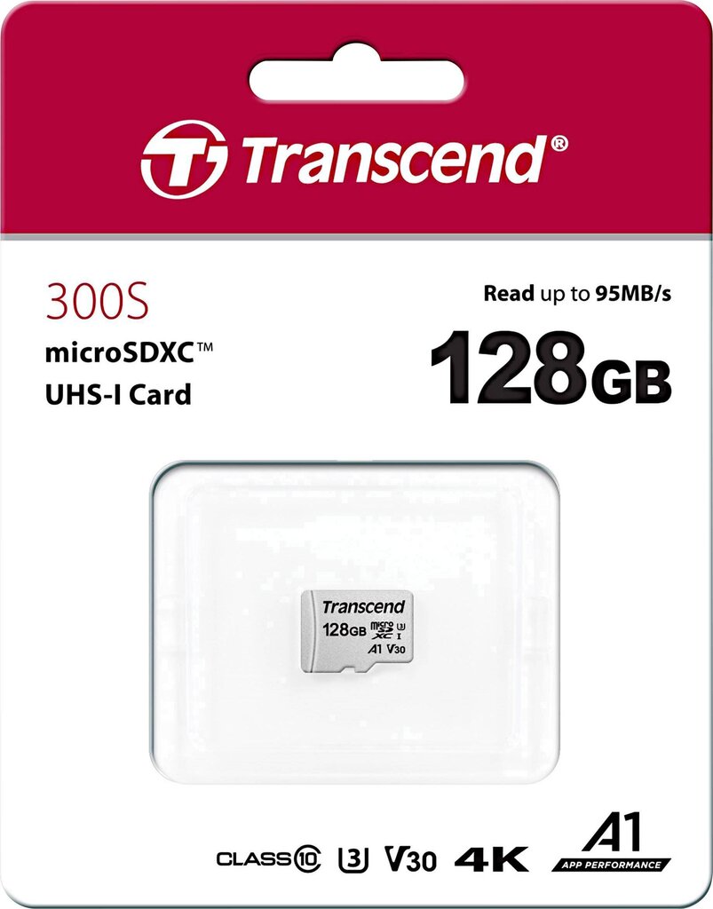Transcend SD300S, 128GB цена и информация | Atminties kortelės telefonams | pigu.lt